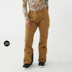 O'Neill Women's Mustard Brown Snow Pants